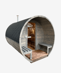 3M Barrel pirtis su terasa