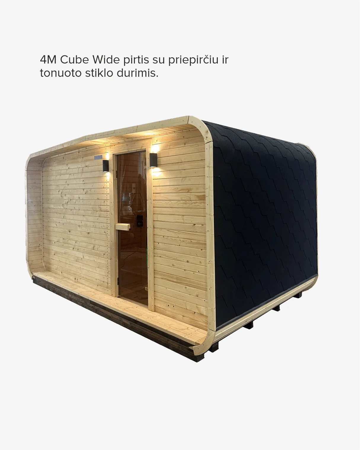 4M Cube Wide su tonuoto stiklo durimis
