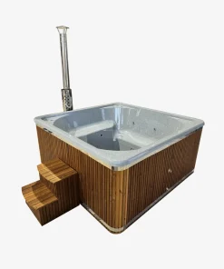 lauko kubilas su integruota krosnele