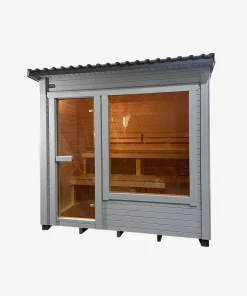 Medinė lauko pirtis