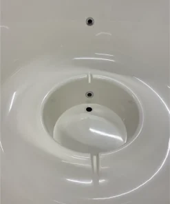 Alternative view of XL stiklo pluošto kubilas su išorine krosnele