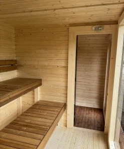 4M Cube Wide pirtis su priepirčiu ir termo medienos prailgintais gultais