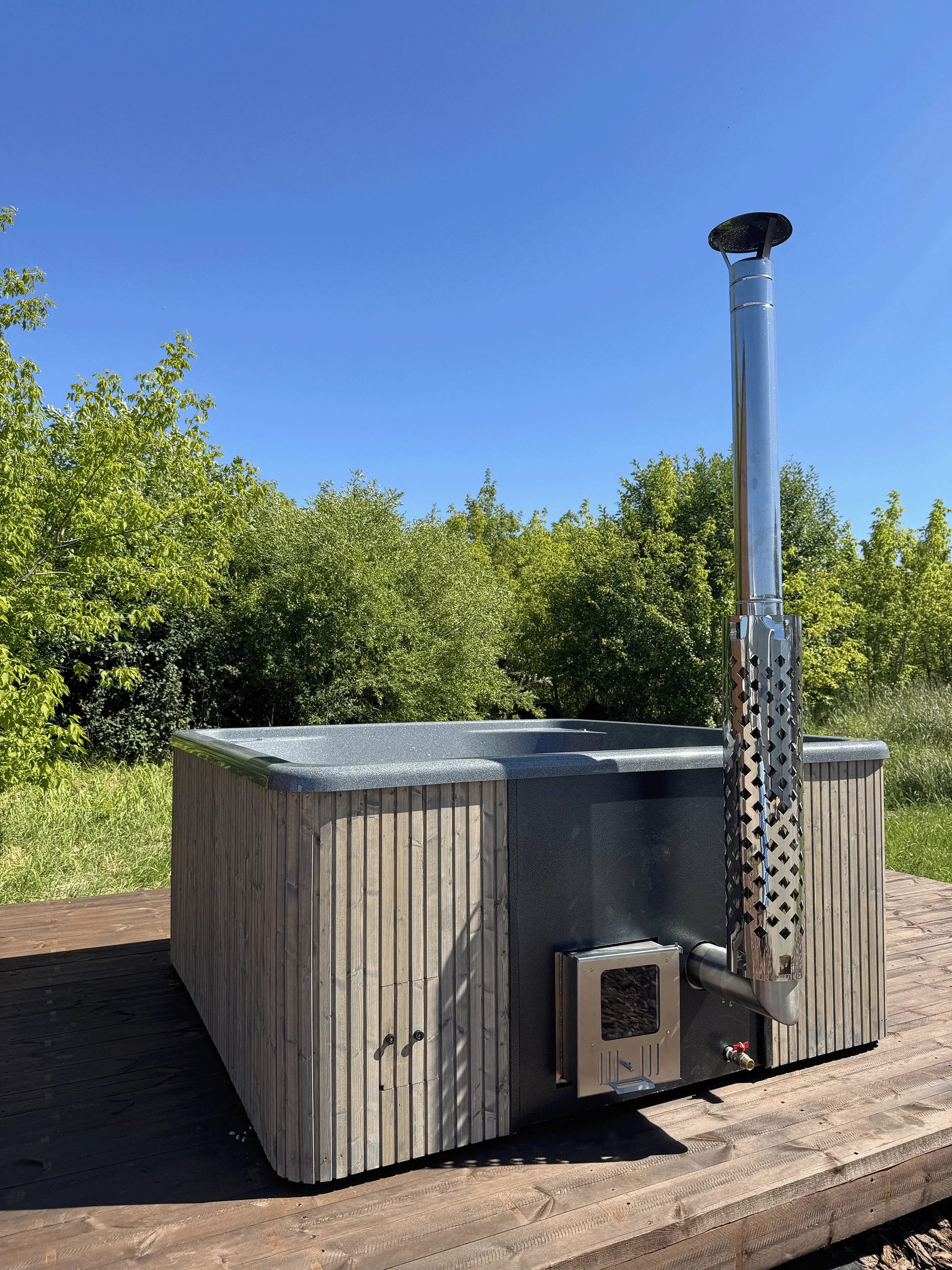 3D Granite QUADRO SPA kubilas su hidromasažo sistema - Image 3