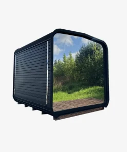 Lauko pirtis su veidrodiniu langu