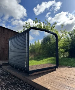 3M Cube lauko pirtis su panoraminiu veidrodiniu langu