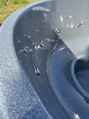 Integruotas kubilas su 3D Granite stiklo pluošto įdėklu
