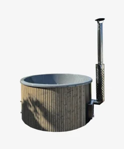 Vandens kubilas su 3d Granite įdėklu ir integruota krosnele