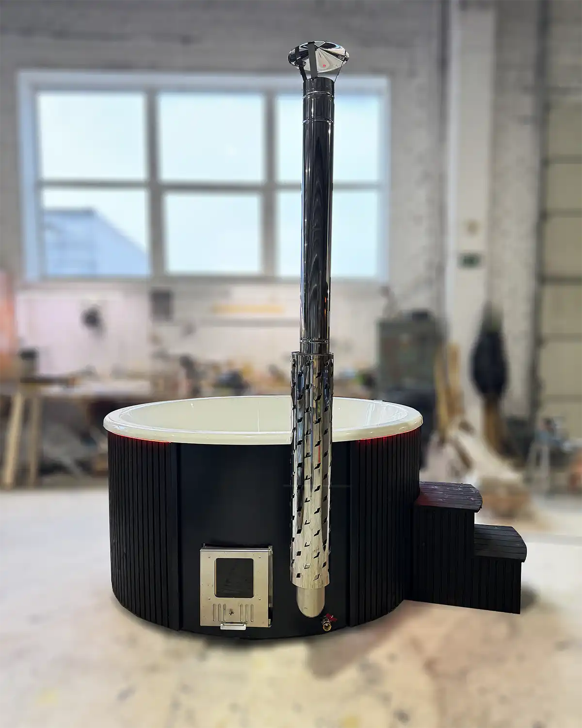 XL lauko kubilas integruota krosnele - Image 3