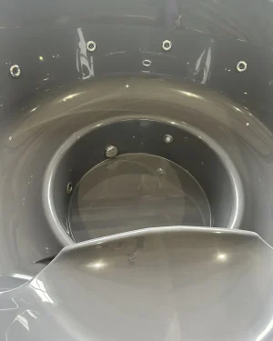 XL integruotas lauko kubilas su stiklo pluošto įdėklu ir hidromasažo sistema