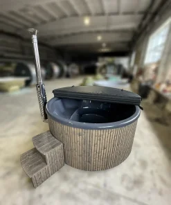 Alternative view of XL lauko kubilas integruota krosnele