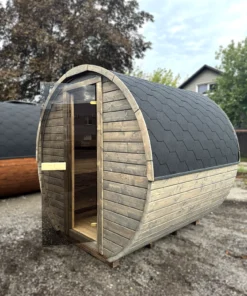 2m Barrel lauko pirtis su langu