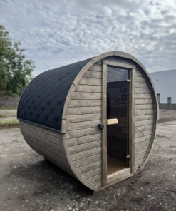 2m Barrel lauko pirtis. Turime vietoje
