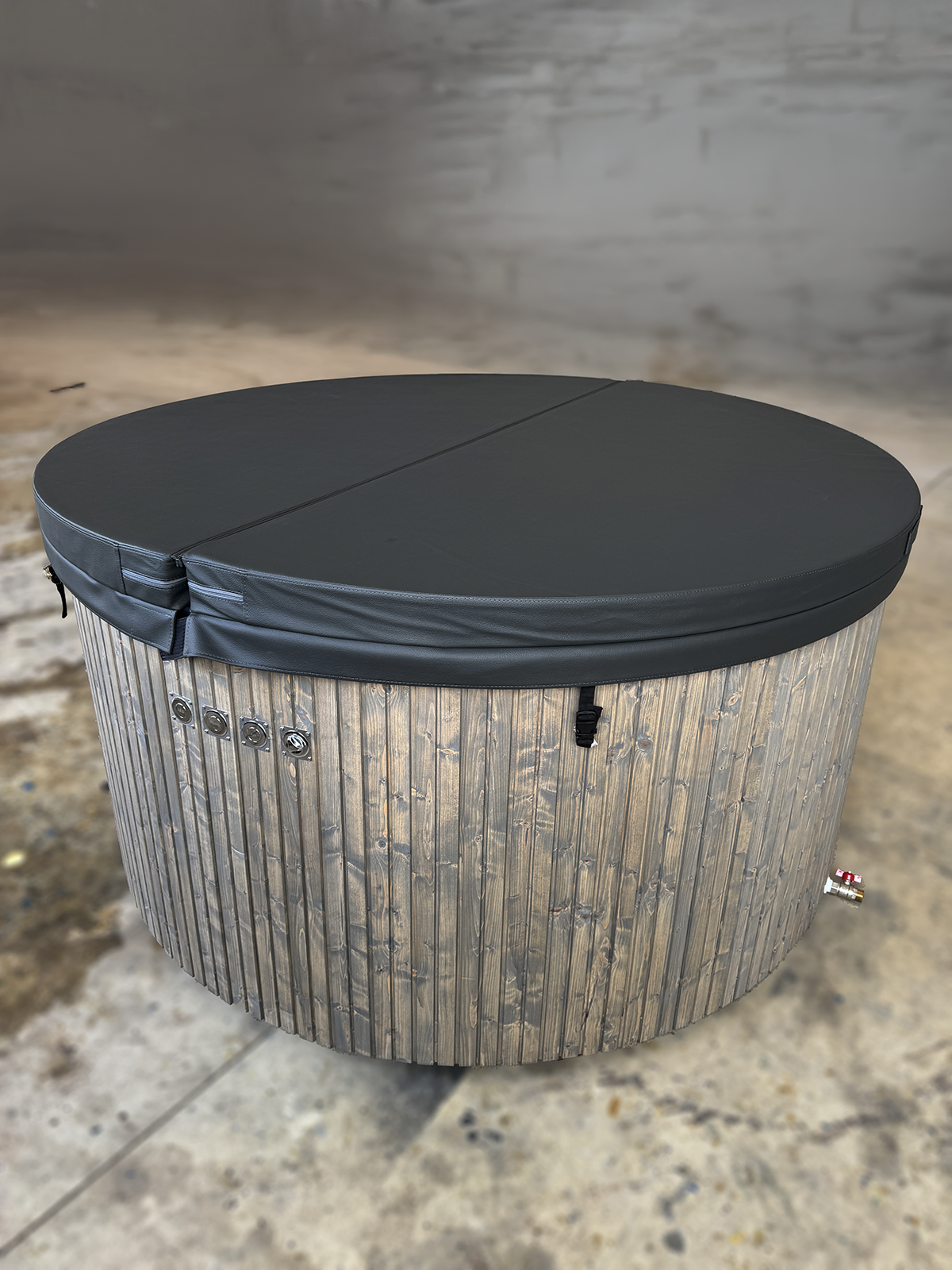 Akrilinis lauko kubilas Black Marble Deluxe - Image 2